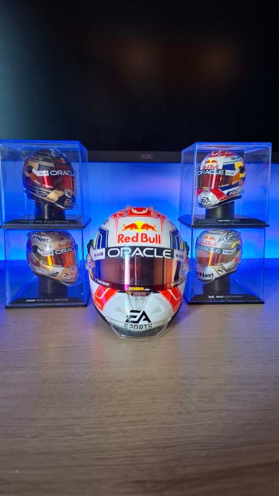 (Ook los te koop!) Max verstappen helmen - diverse modellen, Verzenden, Zo goed als nieuw, Formule 1