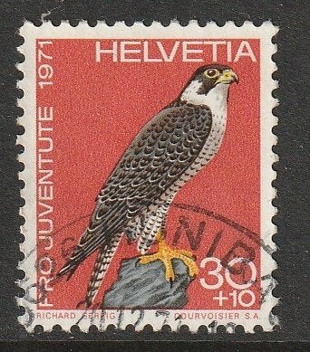 Zwitserland 1971 962 Pro Juventute 30c, Gest, Ophalen of Verzenden, Gestempeld