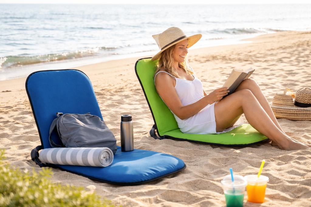 Lazy Seat universeel comfortkussen opvouwbaar 96,5 x 43 cm, Info@bateaubootservice.nl, Overige typen, Nieuw, Ophalen of Verzenden