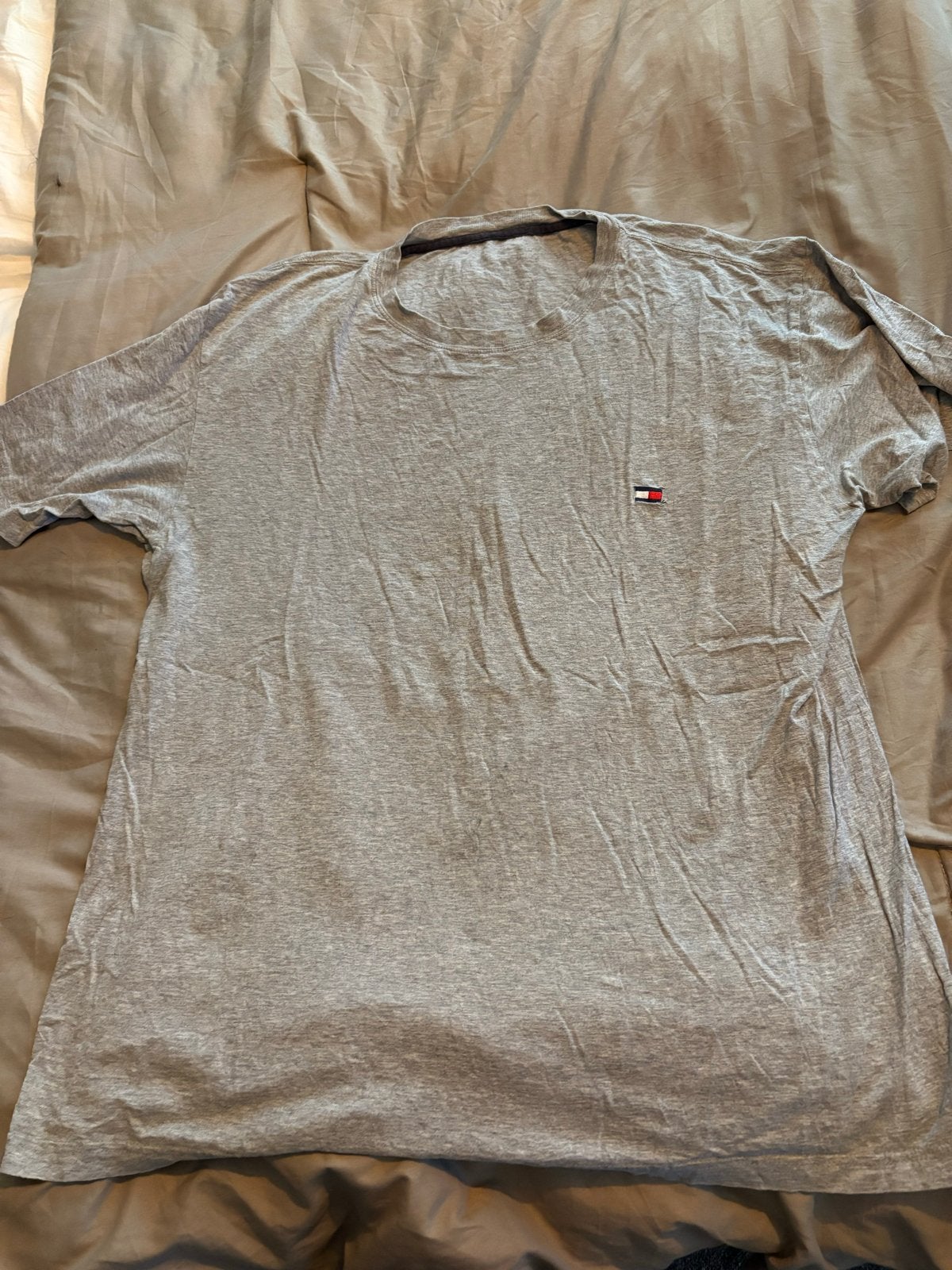 Tommy Hilfiger T-shirt XXL, Ophalen of Verzenden, Gedragen, Overige maten, Grijs