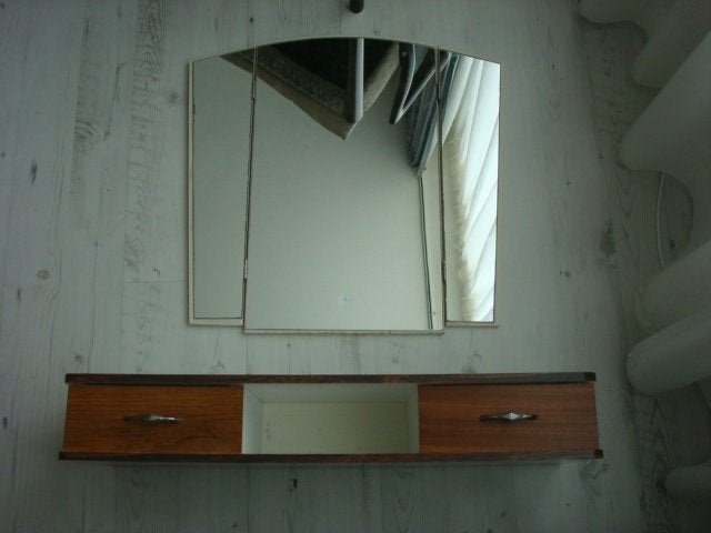 VINTAGE 1960/65 WAND KAPTAFEL, Ophalen, Gebruikt, 50 tot 100 cm, Minder dan 100 cm