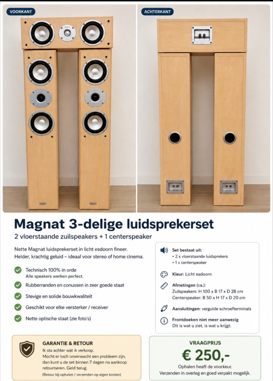 Magnat speaker set