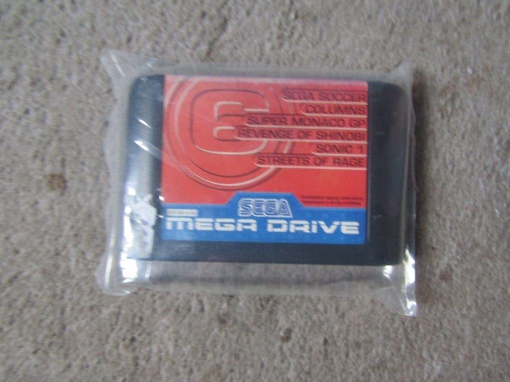 Mega drive spel: 6 in 1 spelen, Spelcomputers en Games, Games | Sega, Gebruikt, Overige genres, 1 speler, Ophalen of Verzenden