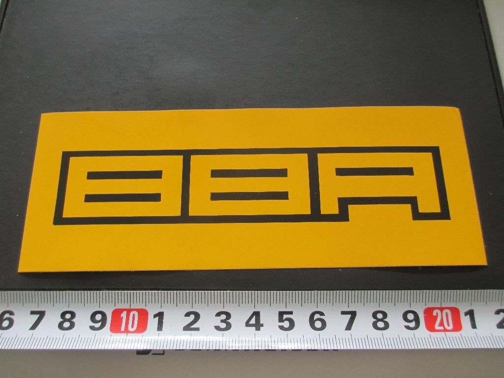sticker logo bus ov BBA *, Ophalen, Zo goed als nieuw
