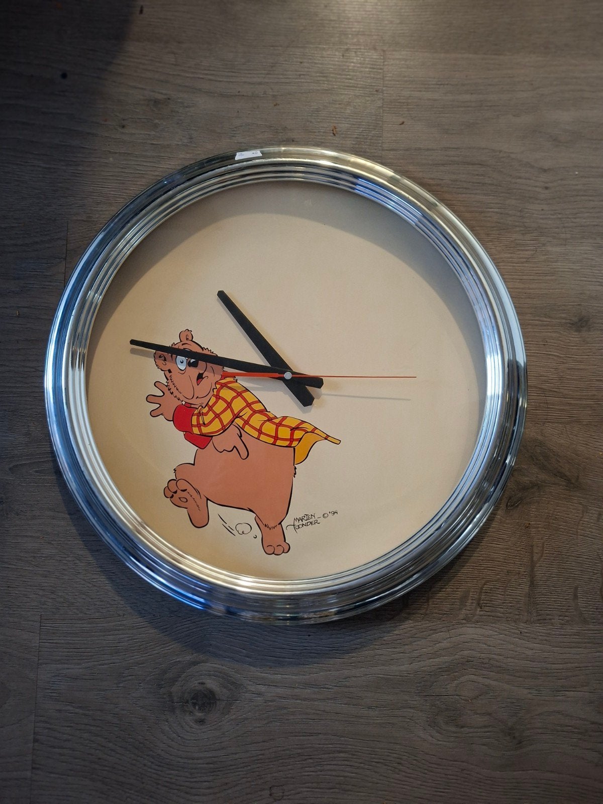 Marten Toonder vintage klok Ollie Bommel, Verzamelen, Ophalen of Verzenden, Overige typen