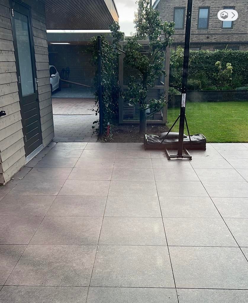 8 m2 Cerasun 60x60x4 cm Reefstone Dark Grey, Tuin en Terras, Tegels en Klinkers, Ophalen, Keramiek, 5 tot 10 m², Zo goed als nieuw