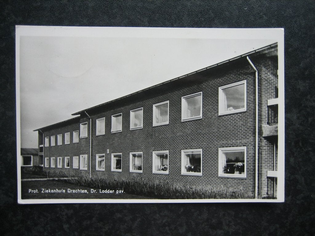 DRACHTEN prot. ziekenhuis Dr. Lodder Pav. 1968, Ophalen of Verzenden, 1960 tot 1980, Friesland