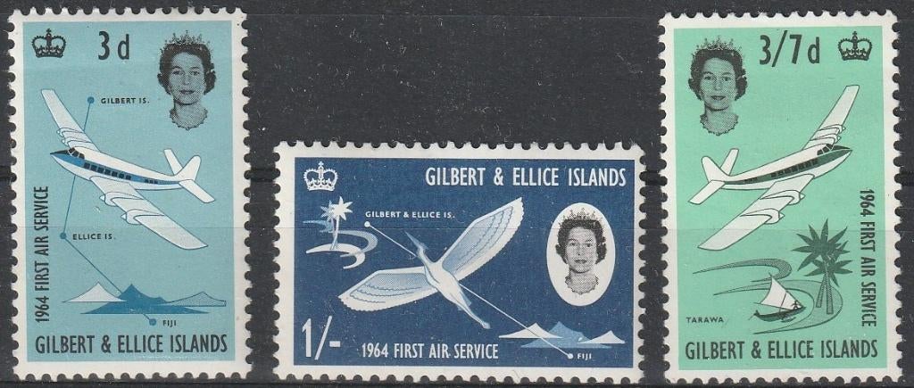 2404. Gilbert & Ellice 77/79* ongest pl sp. Luchtvaart LEES, Ophalen of Verzenden