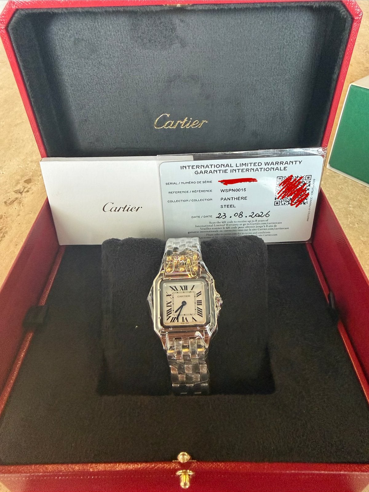 Panthère de Cartier – Ref. WSPN0015 – Medium Model, Ophalen of Verzenden, Nieuw, Staal, Overige merken
