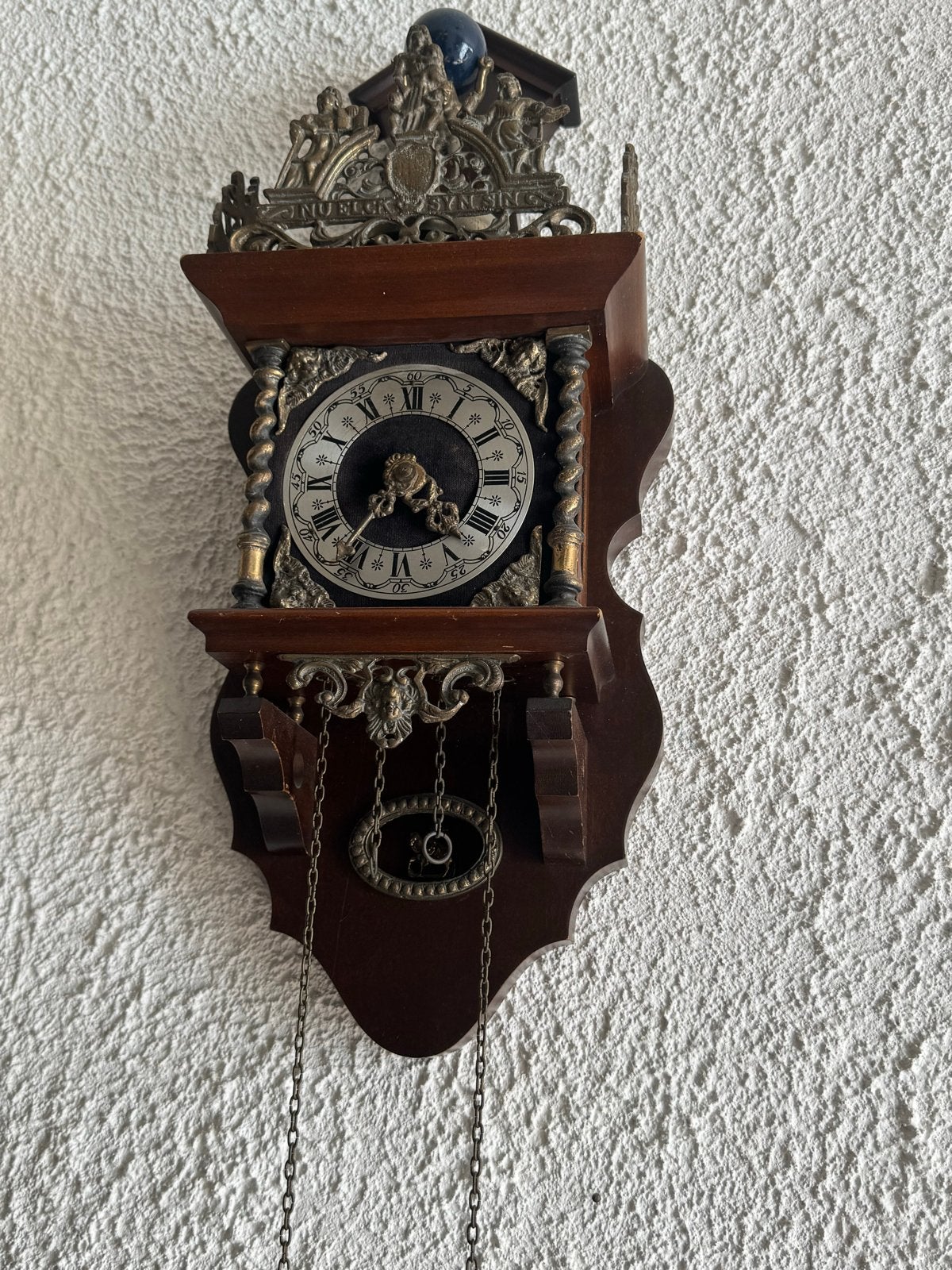 Antieke zaanse- Prachtig Houten Design, Antiek en Kunst, Antiek | Klokken, Ophalen