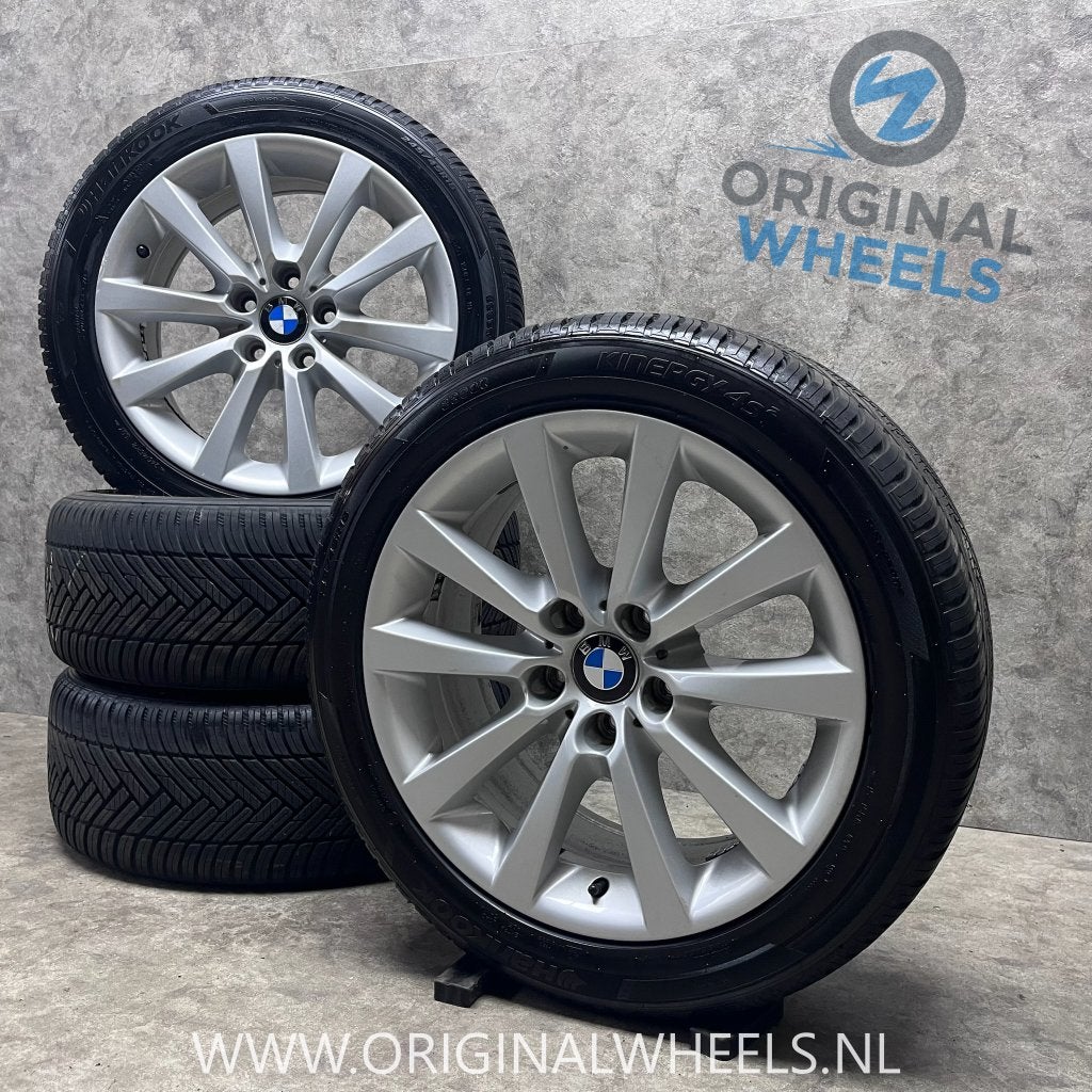 18 inch originele velgen + all season banden BMW 5 serie F10, 18 inch, Banden en Velgen, Ophalen of Verzenden, All Season