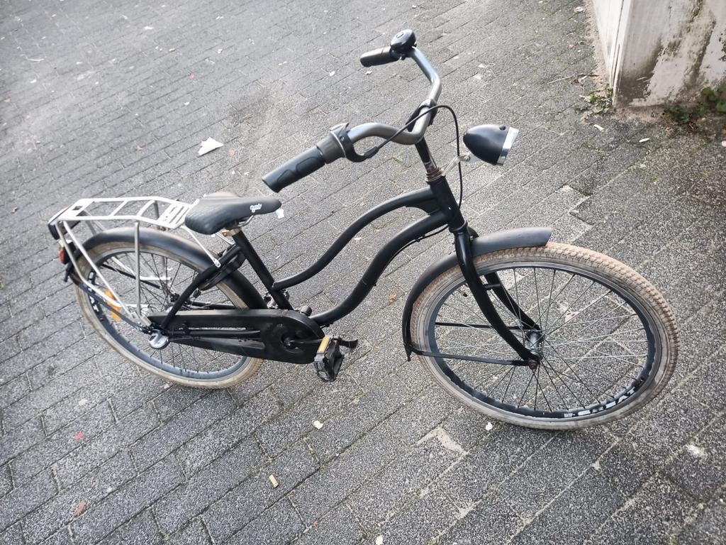 Kinderfiets, 24 inch, Ophalen, Terugtraprem, Gebruikt, Staal