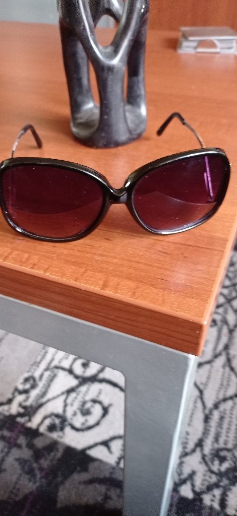 Vintage Esprit zonnebril, paarse glazen met uniek montuur, Overige merken, Gebruikt, Zonnebril, Paars