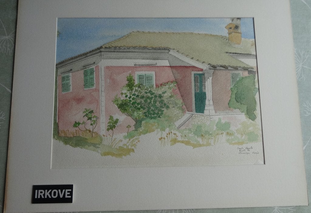 AQUAREL ZOMERHUIS * Grieks? *, Verzenden