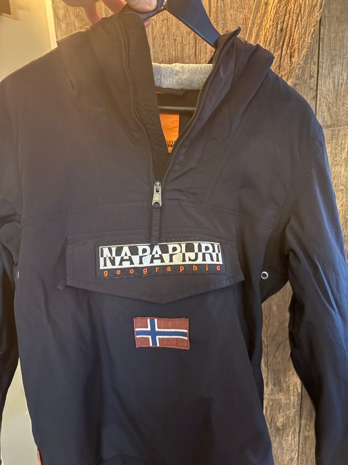 Napapijri Skidoo jas - Zwart - Maat XS, Ophalen of Verzenden, Zo goed als nieuw, Maat 46 (S) of kleiner, Blauw