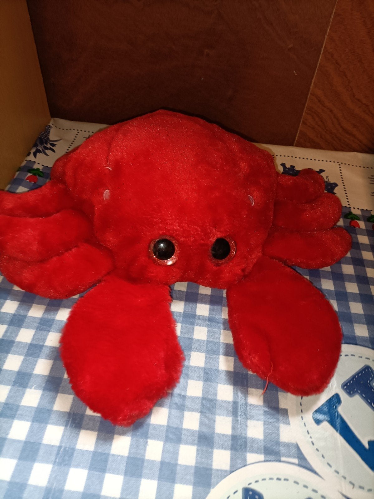 Krab knuffel rood De. Car2, Ophalen of Verzenden, Zo goed als nieuw, Overige typen