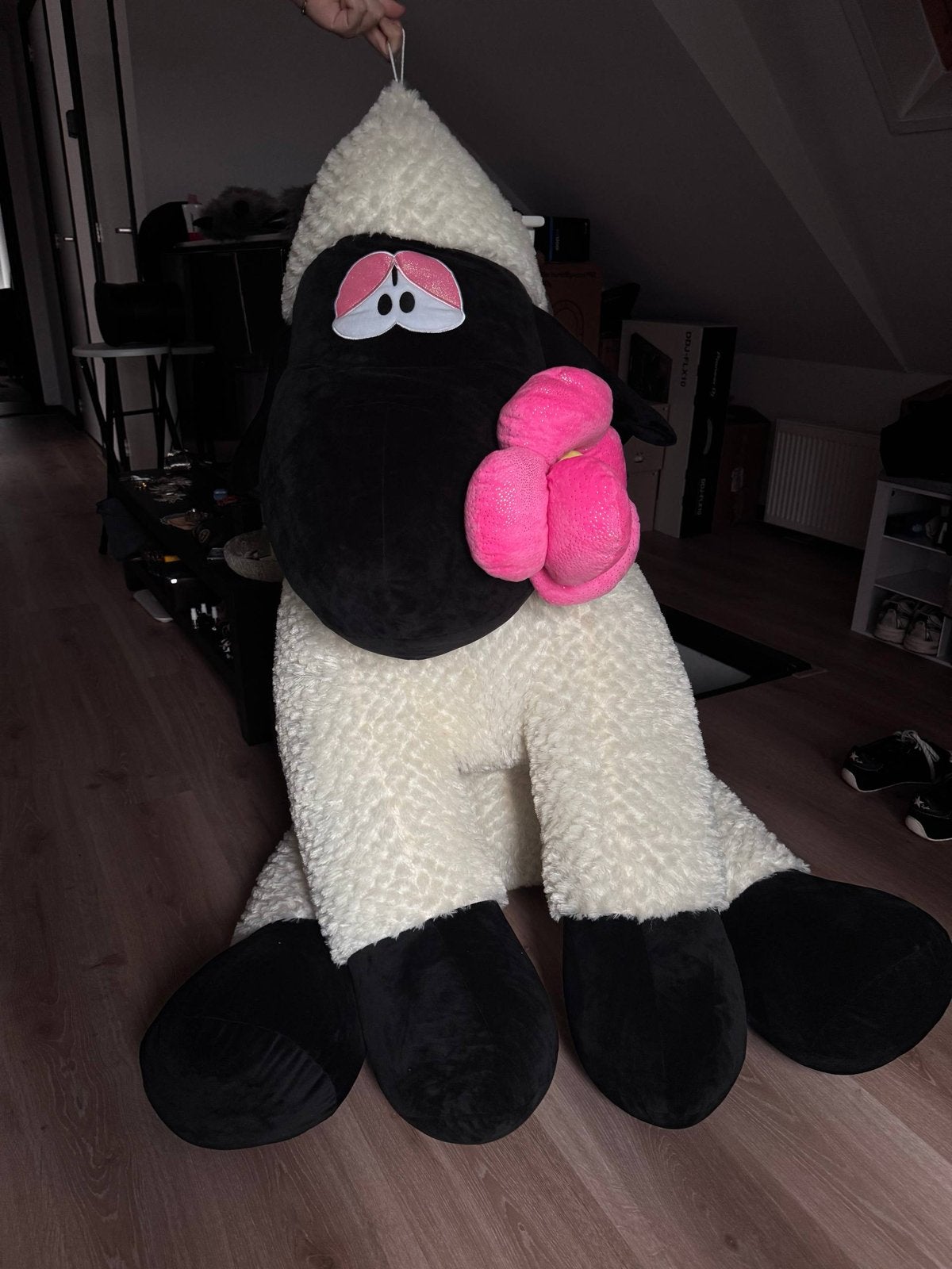Grote Shaun het Schaap knuffel - Zo goed als nieuw, Ophalen, Overige merken, Overige karakters, Overige typen