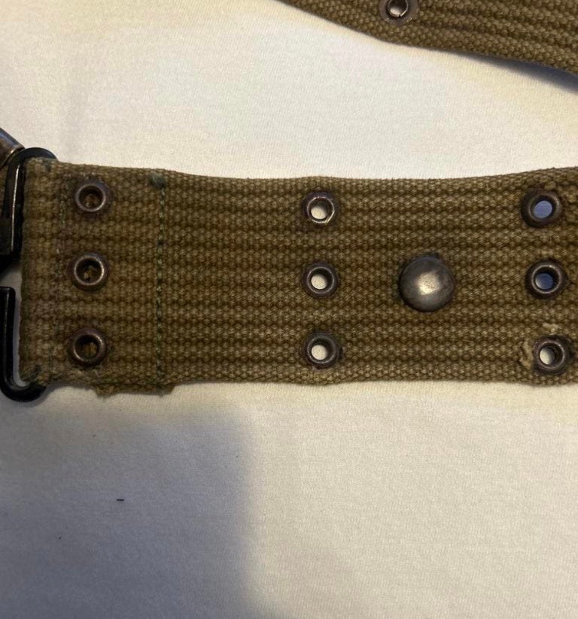Mooie WW2 M1936 Pistool Riem in Goede Staat, Ophalen of Verzenden, Landmacht, Amerika, Overige typen