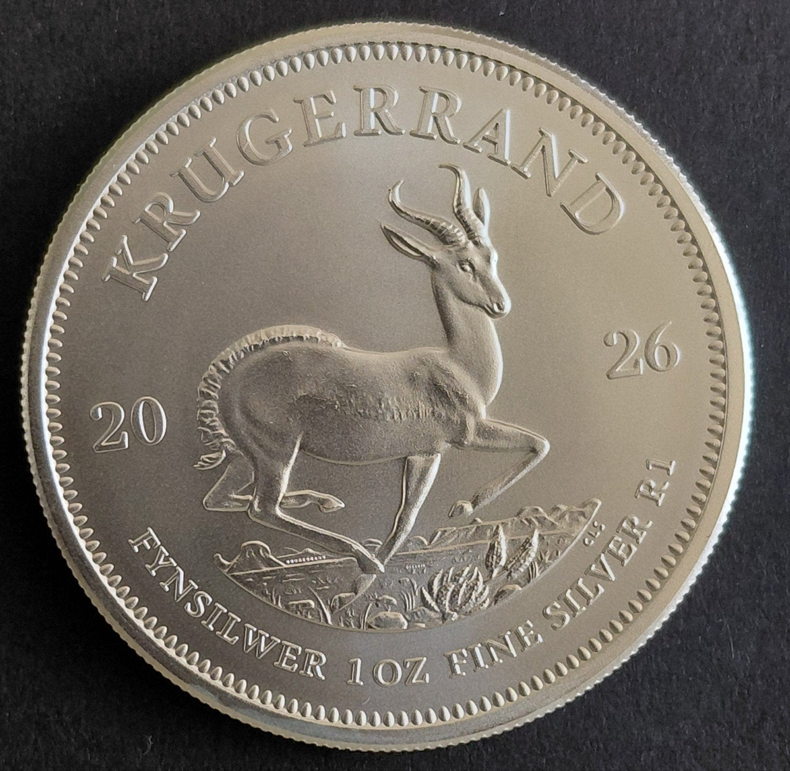 Krugerrand 2026 1 oz 999 zilver, Verzenden, Zilver