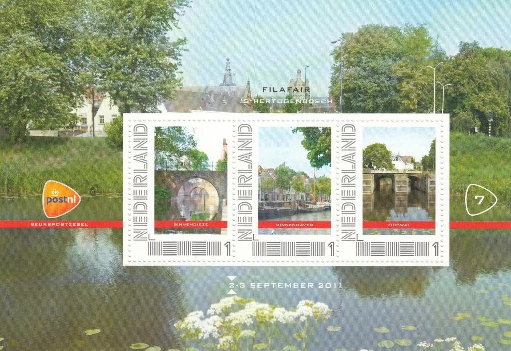 Nederland 2 verschillende velletjes Beurszegels Filafair '11, Ophalen of Verzenden, Na 1940, Postfris