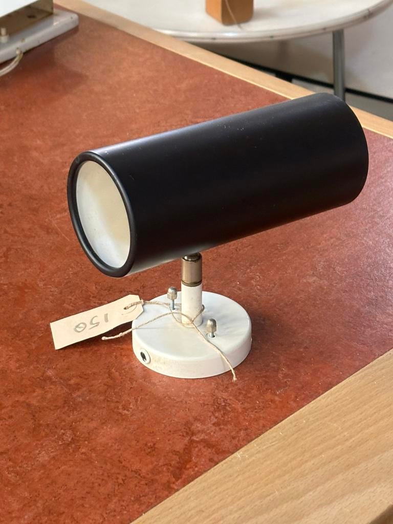 Vintage Raak wandlamp, Ophalen, Gebruikt, Metaal of Aluminium, Plafondspot of Wandspot