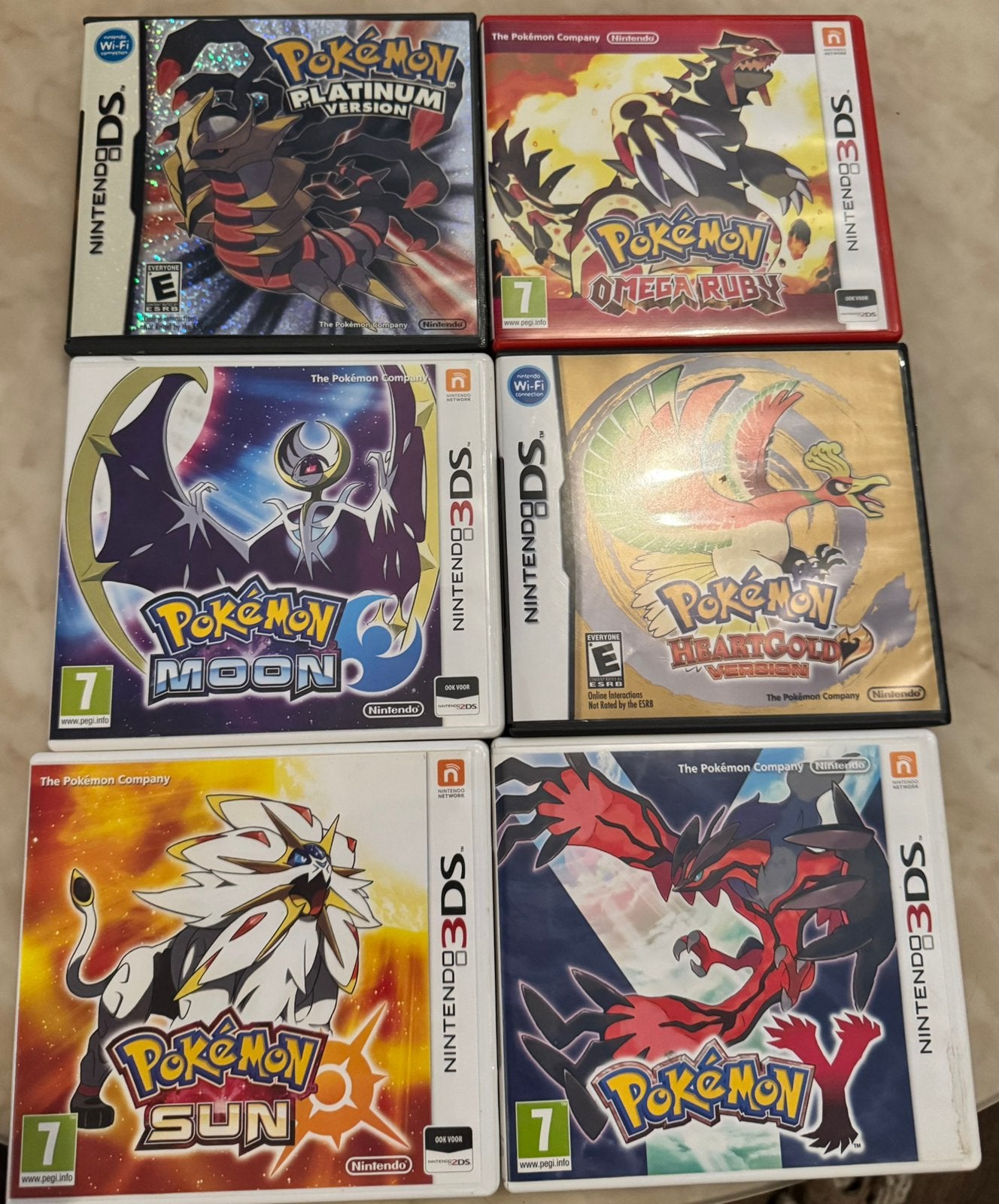 Zes pokémon games voor de DS, Avontuur en Actie, Gebruikt, 1 speler, Ophalen of Verzenden