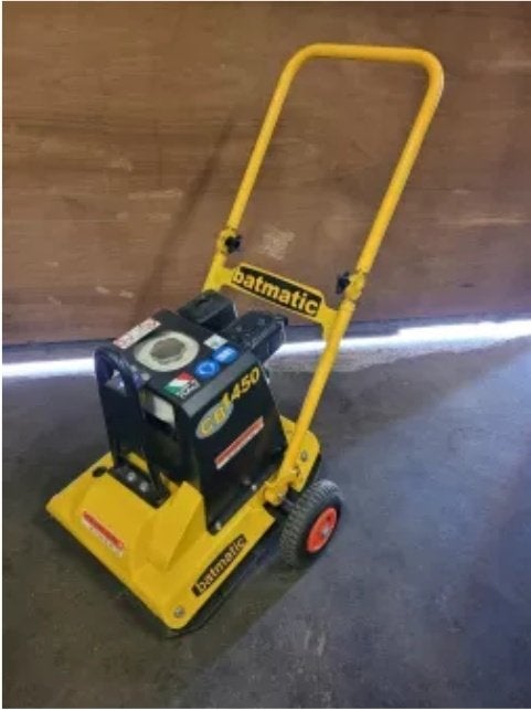 Batmatic CB1450 trilplaat, gietijzeren onderplaat 50cm breed, Ophalen, Nieuw, Overige soorten, Batmatic