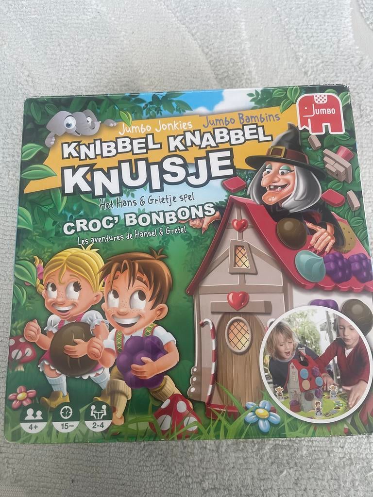 Jumbo Knibbel Knabbel Knuisje Hans & Grietje spel, Ophalen of Verzenden, Zo goed als nieuw