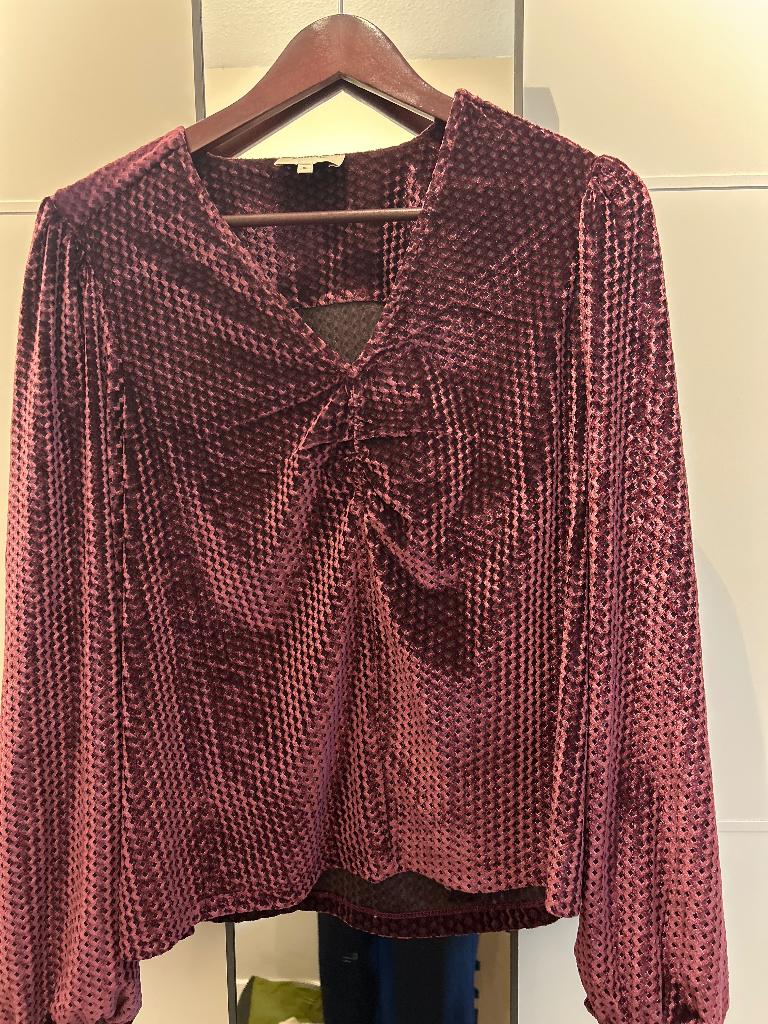 Shoeby blouse top maat XL, Ophalen, Paars, Maat 46/48 (XL) of groter, Zo goed als nieuw