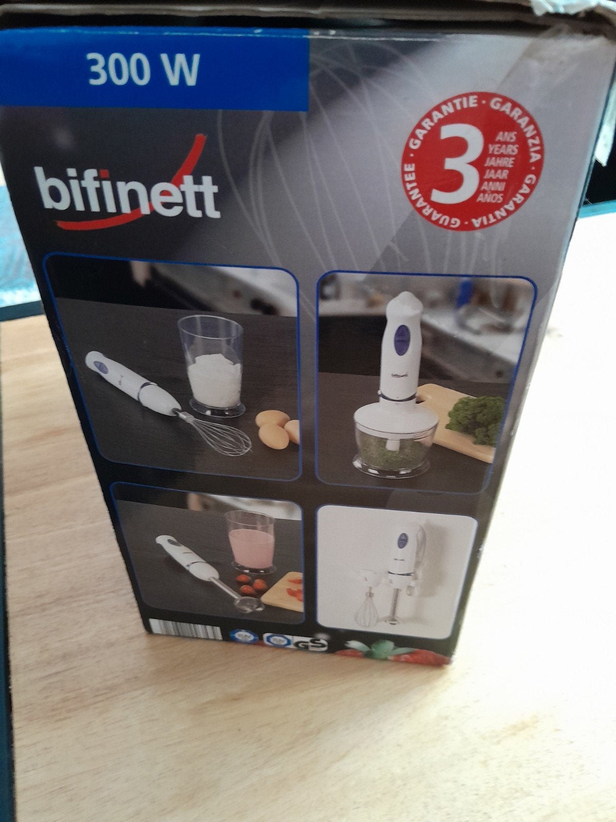 Bifinett Staafmixer Set 300W - Nieuw in Doos, Ophalen of Verzenden, Nieuw, Blender