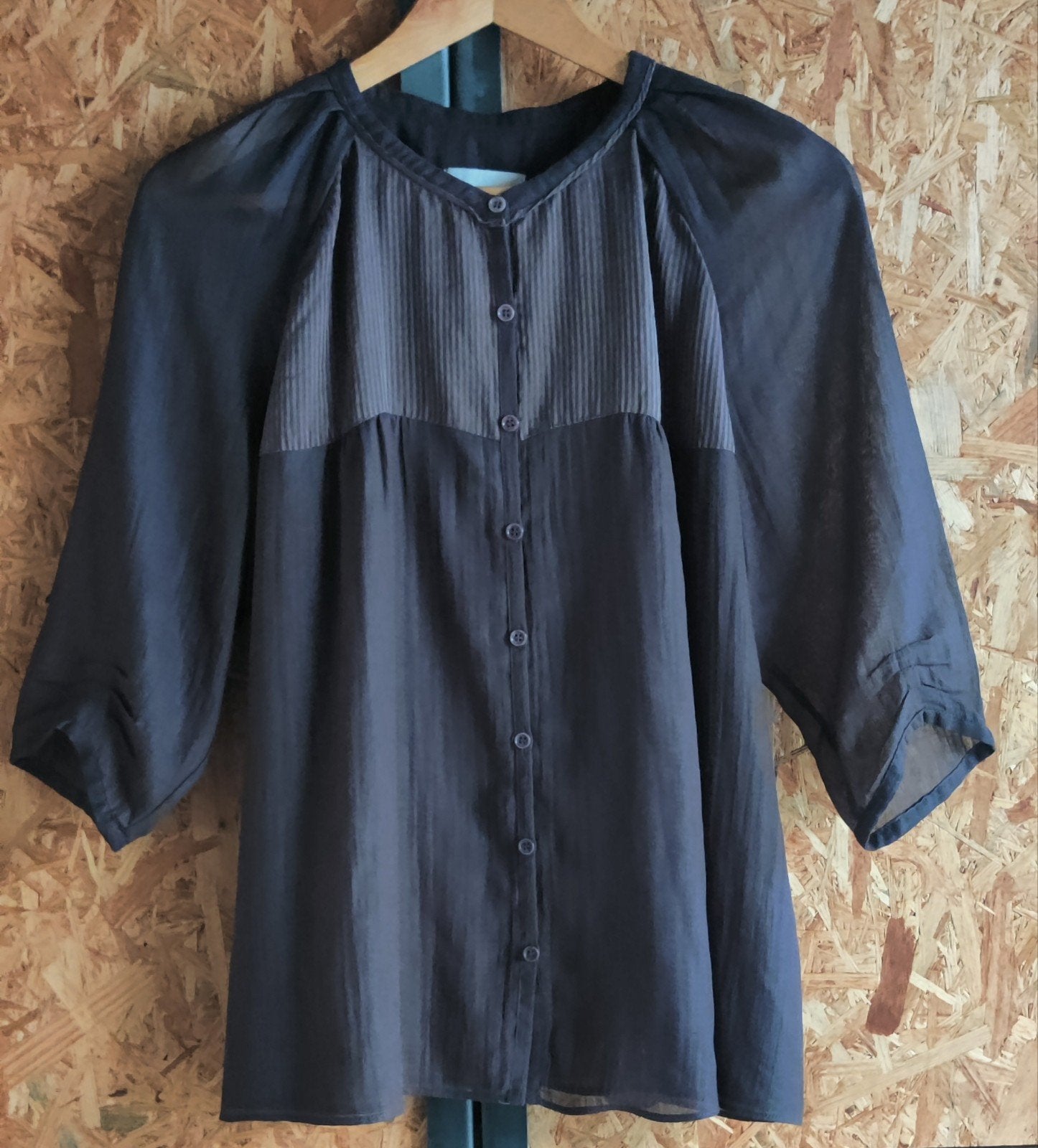 Vanessa Bruno Athé top grijs, maat 38, Kleding | Dames, Blouses en Tunieken, Maat 38/40 (M), Verzenden, Vanessa Bruno, Zo goed als nieuw