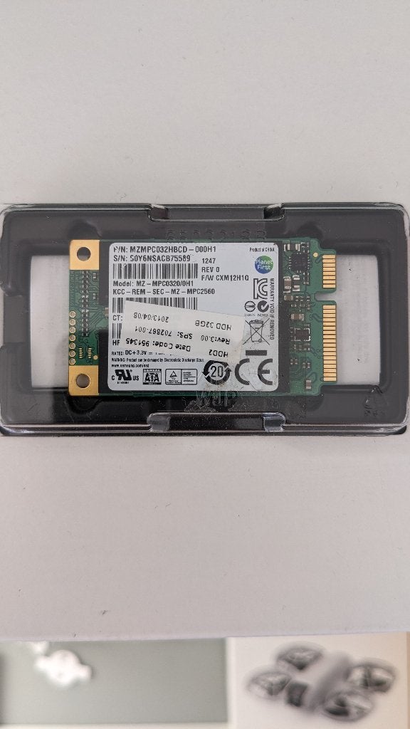 Samsung MZMPC032HBCD-000H1 32GB SSD, Intern, Ophalen of Verzenden, Zo goed als nieuw, Samsung
