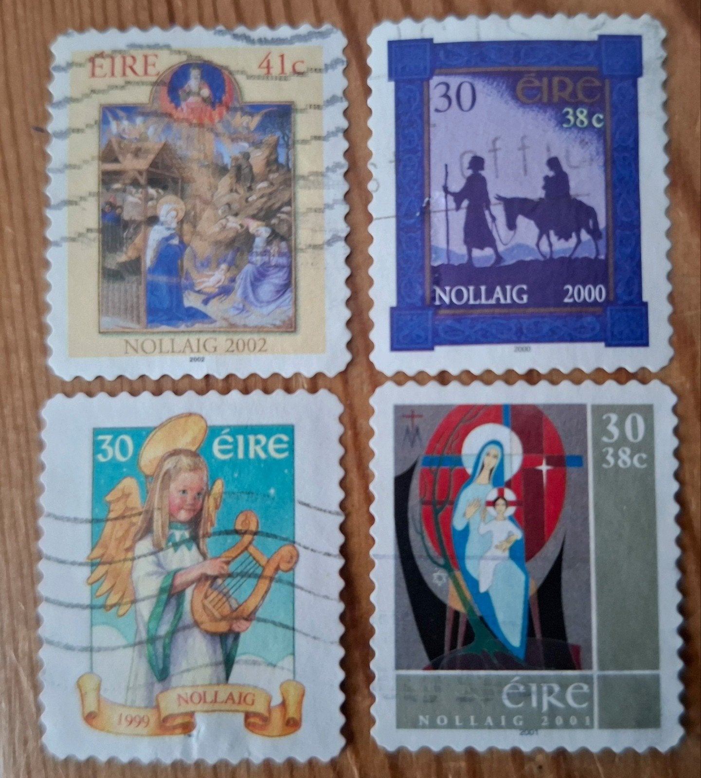 Ierland kerst, Postzegels en Munten, Ophalen of Verzenden, Dier of Natuur