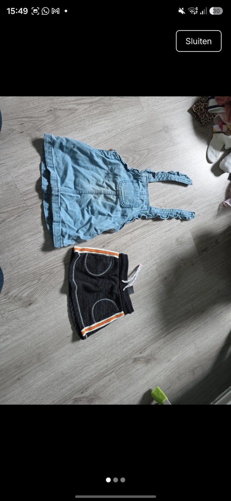 Hema Jurkje en Broekje Set - Maat 74/80, Kinderen en Baby's, Babykleding | Overige, Ophalen of Verzenden, Gebruikt, Hema, Meisje