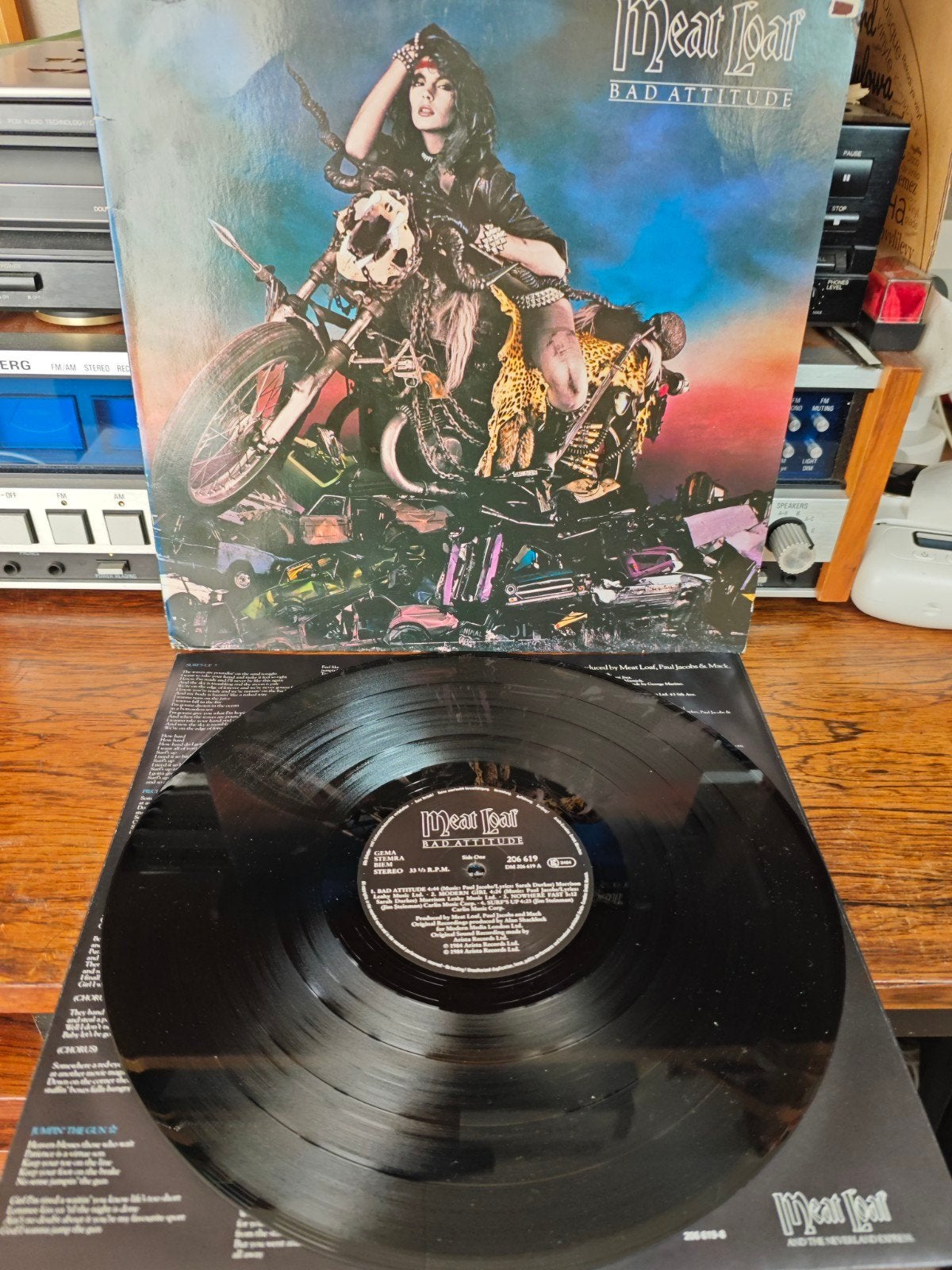 Meat Loaf - Bad Attitude LP (1984), Cd's en Dvd's, Vinyl | Rock, LP, Gebruikt, Originele persing, Ophalen of Verzenden