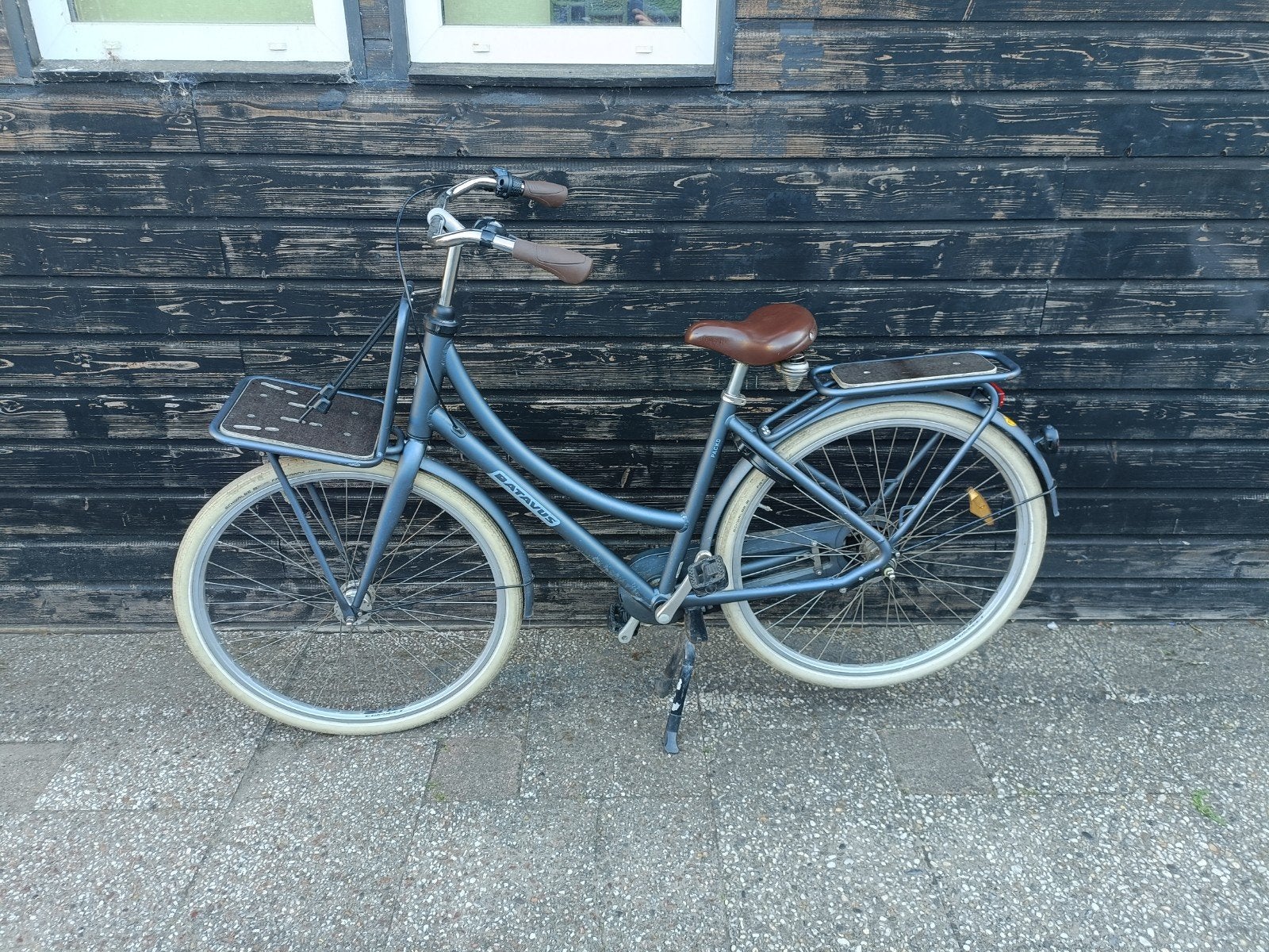 Batavus Transportfiets - Damesfiets met voordrager, Ophalen, Gebruikt, 47 tot 50 cm, Versnellingen