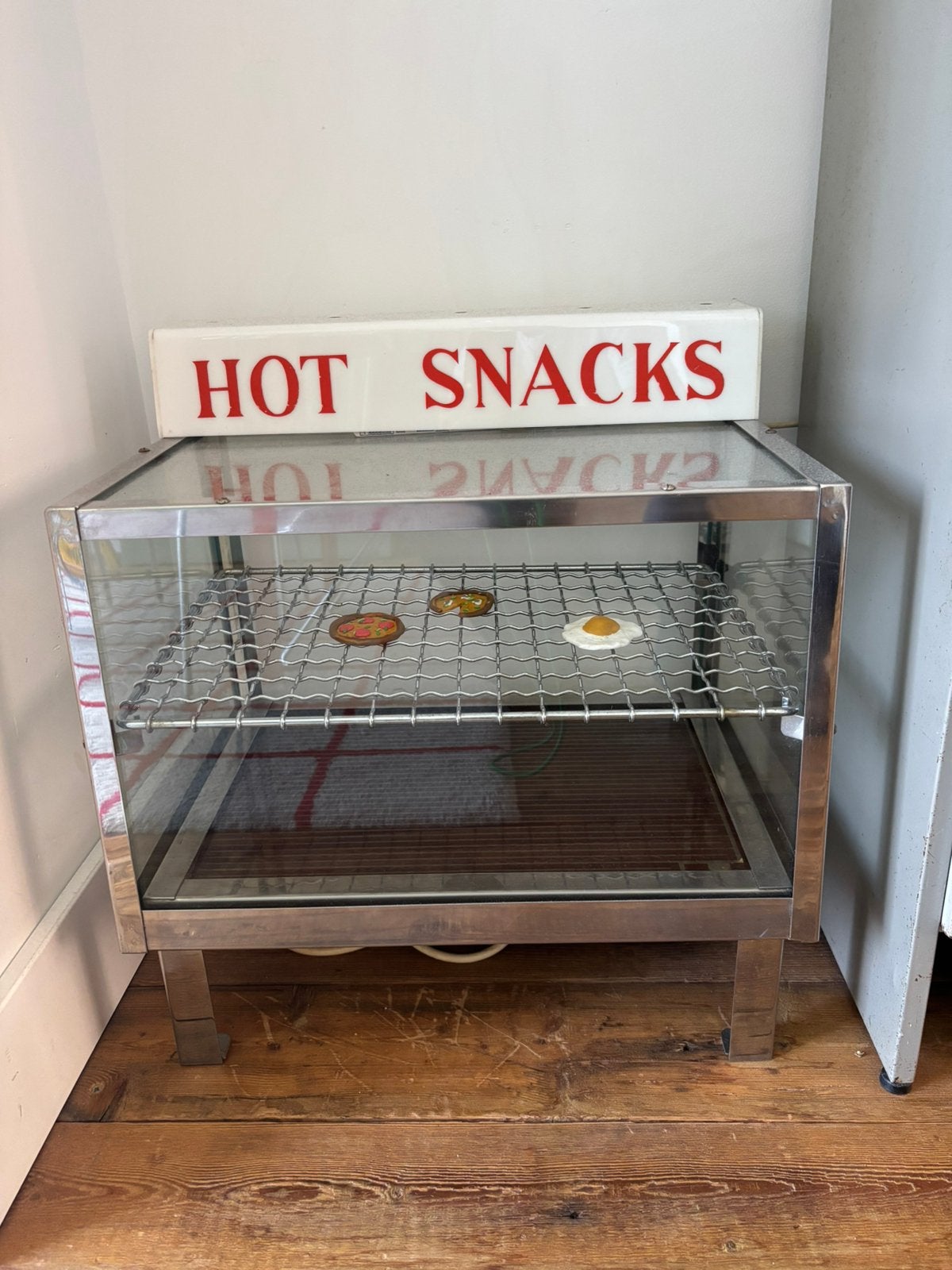 Vintage warmhoudvitrine, Ophalen, Gebruikt