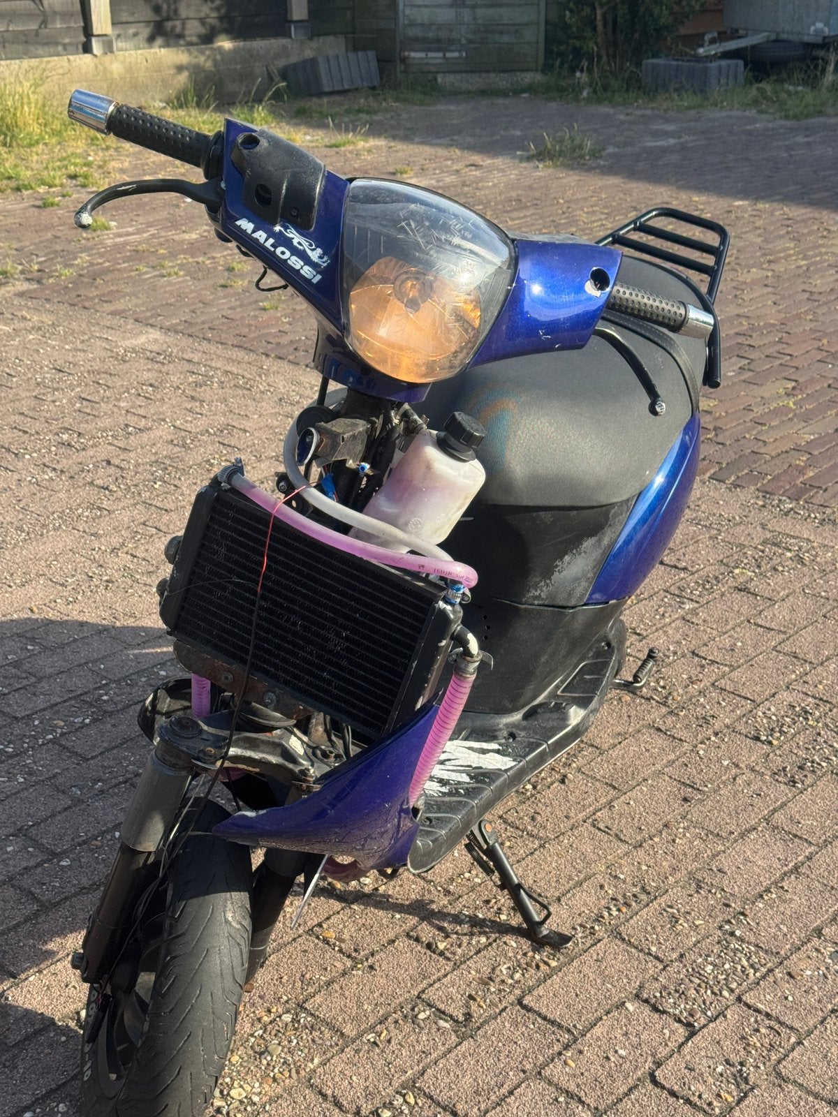 Piaggio zip 2016 brom 150cc schade, Fietsen en Brommers, Scooters | Piaggio, Ophalen, Tweetakt, Gebruikt, Maximaal 45 km/u
