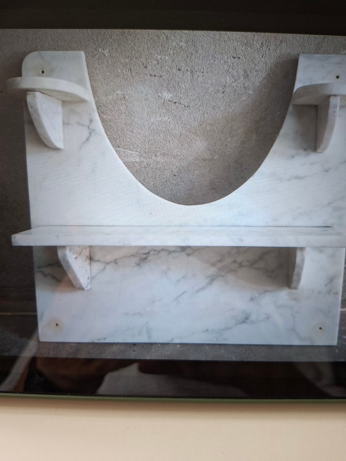 carrara marmeren badkamer/ hal console, Ophalen