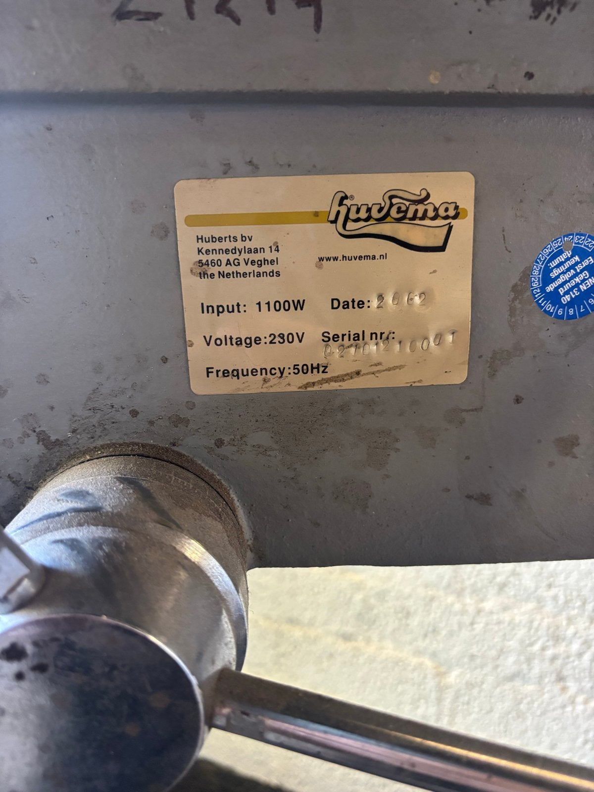 Huvena Kolomboormachine HU-20 KP - 1100W, Ophalen of Verzenden, Gebruikt, 600 watt of meer, Kolomboormachine