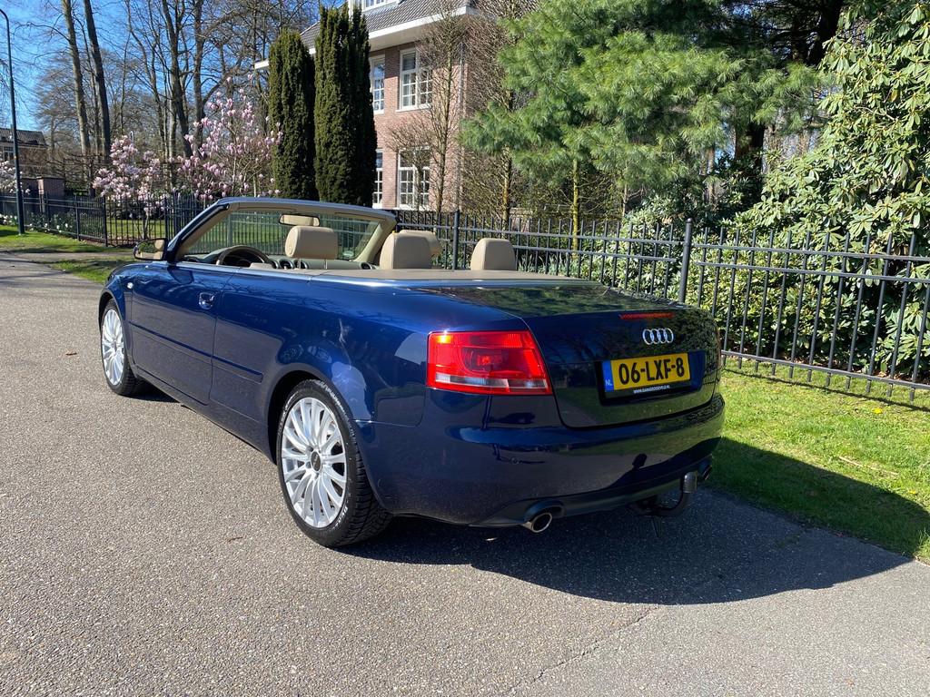 Audi A4 Cabriolet 2.0 TFSI Automaat, Leer, Trekhaak, 200PK!, Auto's, Audi, Gebruikt, Beige, 4 cilinders, A4
