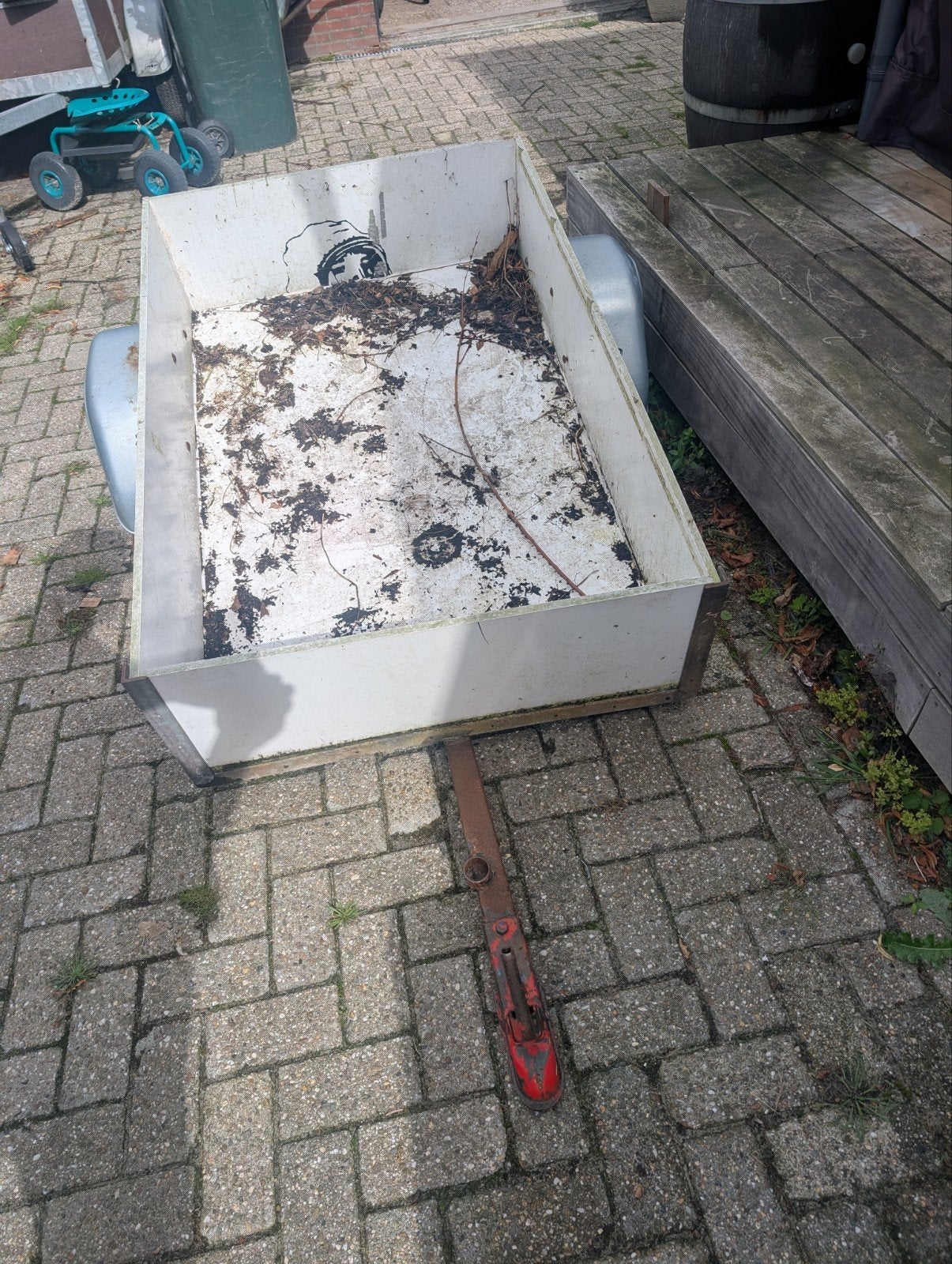 Kleine aanhanger., Ophalen, Gebruikt