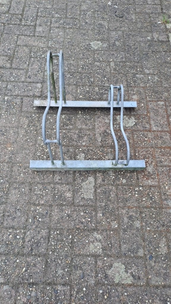 fietsenrek voor 2 fietsen, Ophalen, Gebruikt