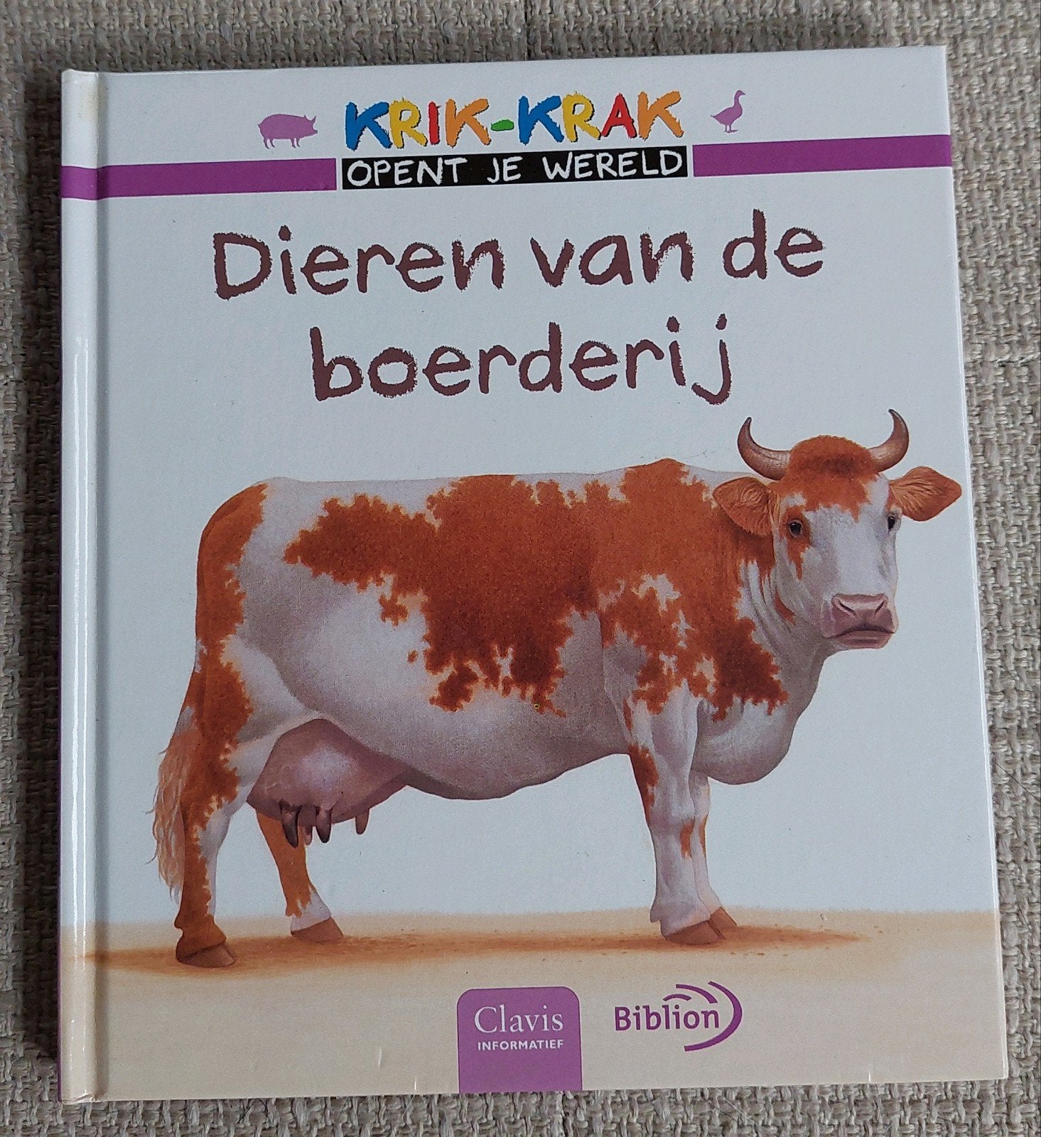 Krik-Krak opent je wereld: Dieren van de boerderij, Boeken, Ophalen of Verzenden, Zo goed als nieuw