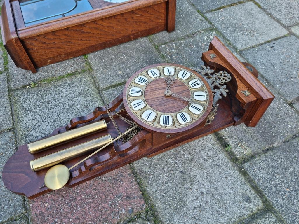Prachtige forse antieke klok in fraaie staat - loopt nu niet, Ophalen of Verzenden