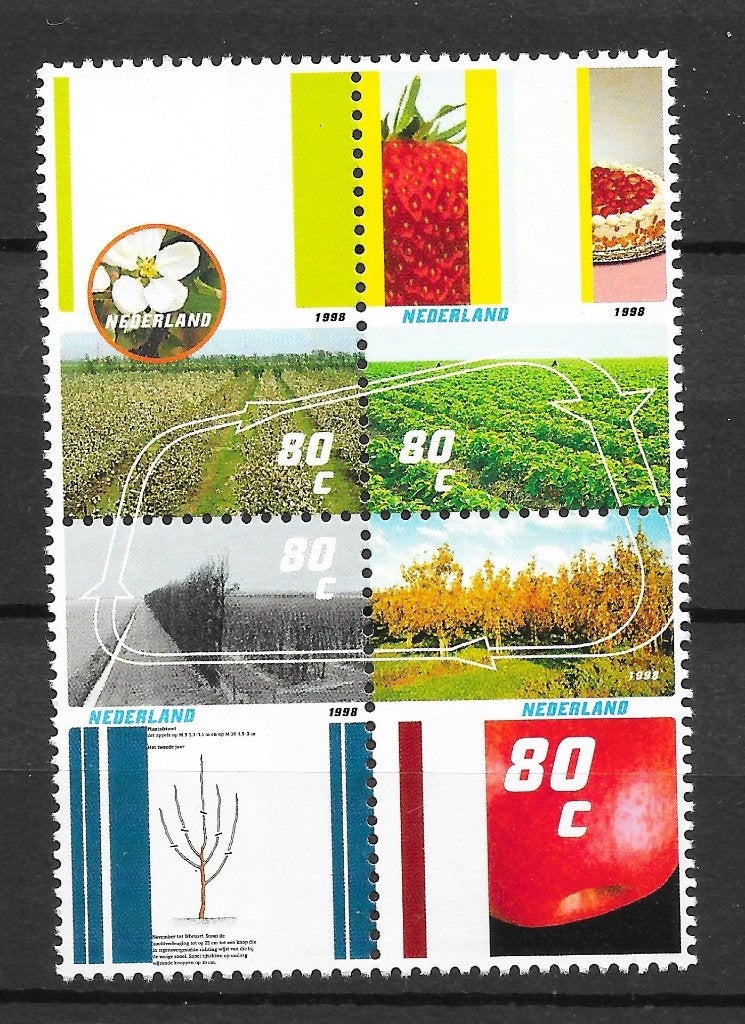 Nvph 1749-52 postfris cw 4,00 blokje, Postzegels en Munten, Ophalen of Verzenden
