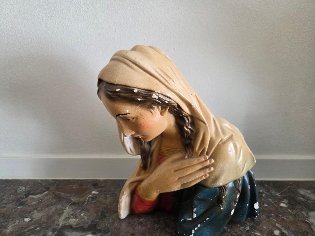 Antiek Borstbeeld Heilige Maria, Antiek en Kunst, Ophalen