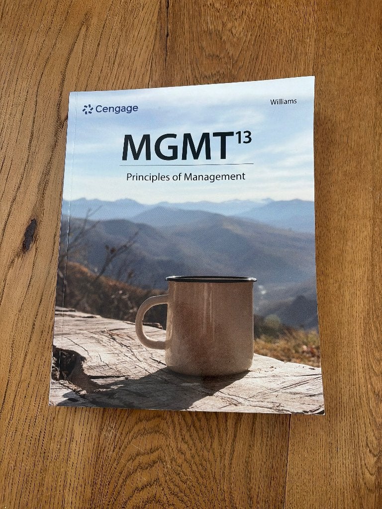 Principles of management MGMT13, Onbekend, Ophalen of Verzenden, Management, Zo goed als nieuw