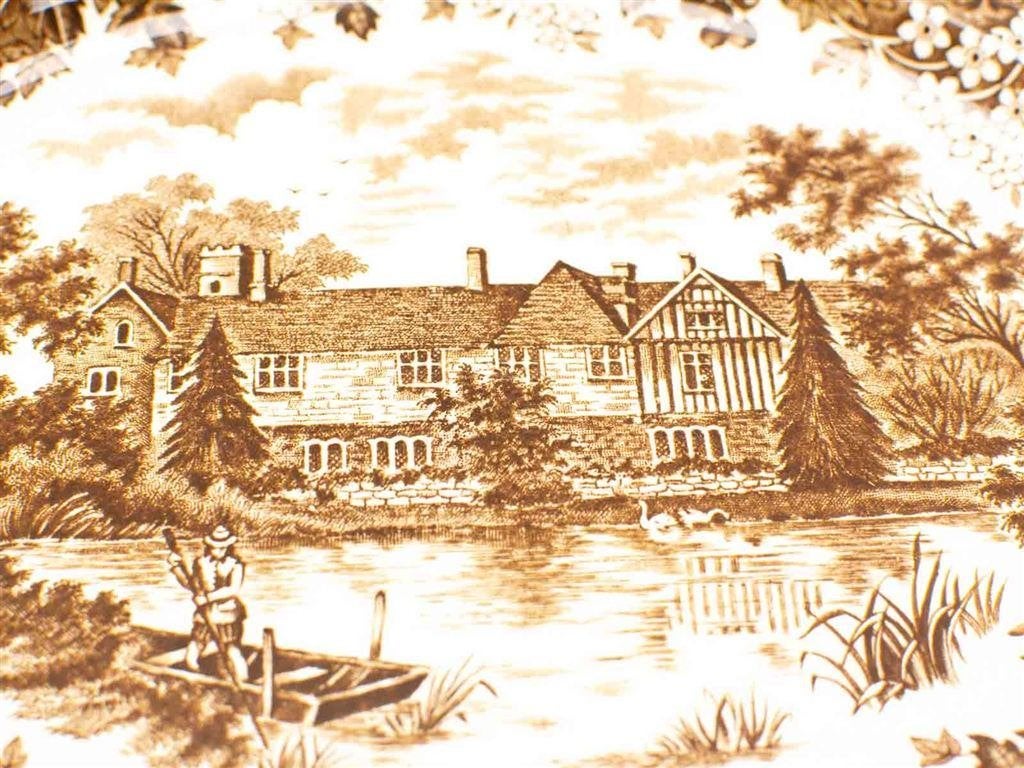Ightham Mote wandbord 30941, Ophalen of Verzenden, Gebruikt