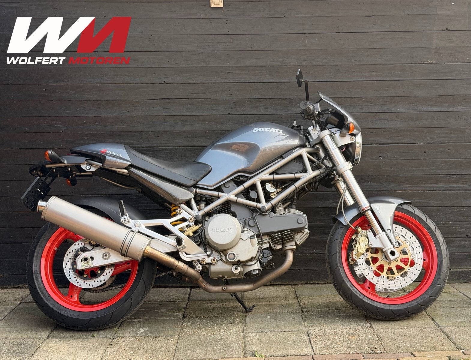 Ducati Monster 620S I.E. SENNA | Nieuwstaat | A2 mogelijk, 2 cilinders, Occasion, Bedrijf, Meer dan 35 kW